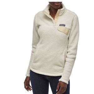 Patagonia Re-Tool 1/4 Snap Fleece Raw Linen Sz Med